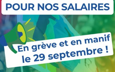 En grève le 29 septembre